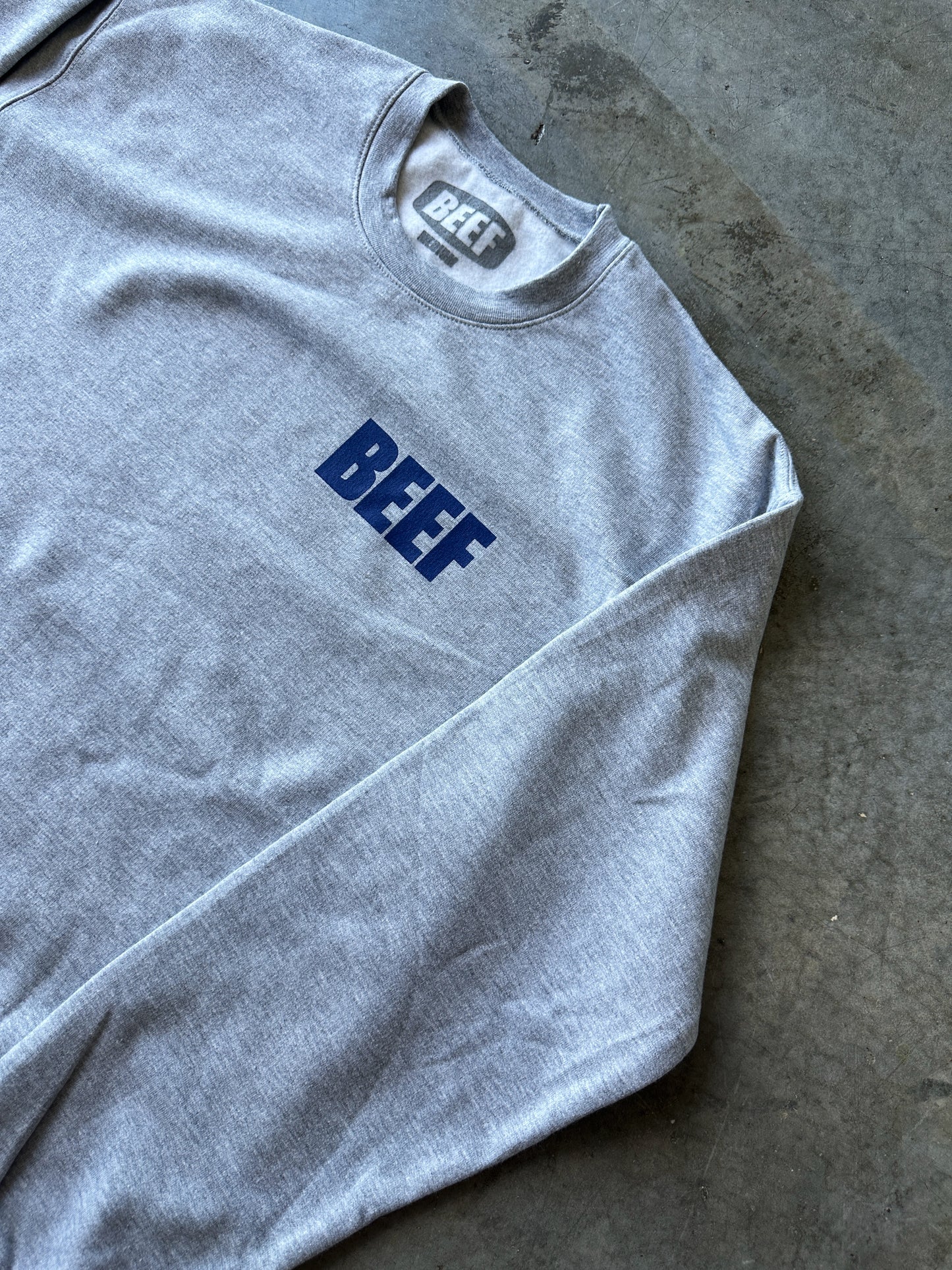 BEEF Logo Crewneck Sweatshirt - FLASH SALE 35% OFF