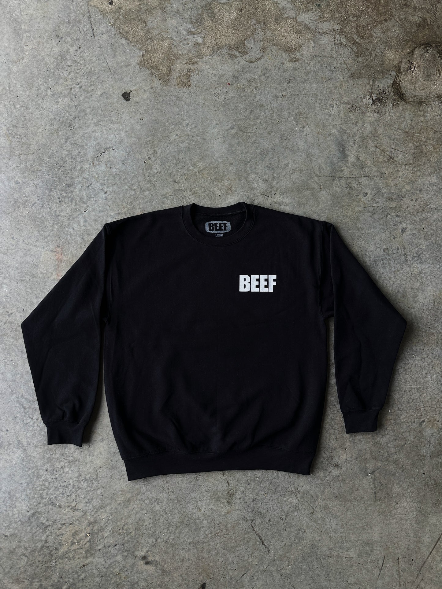 BEEF Logo Crewneck Sweatshirt - FLASH SALE 35% OFF