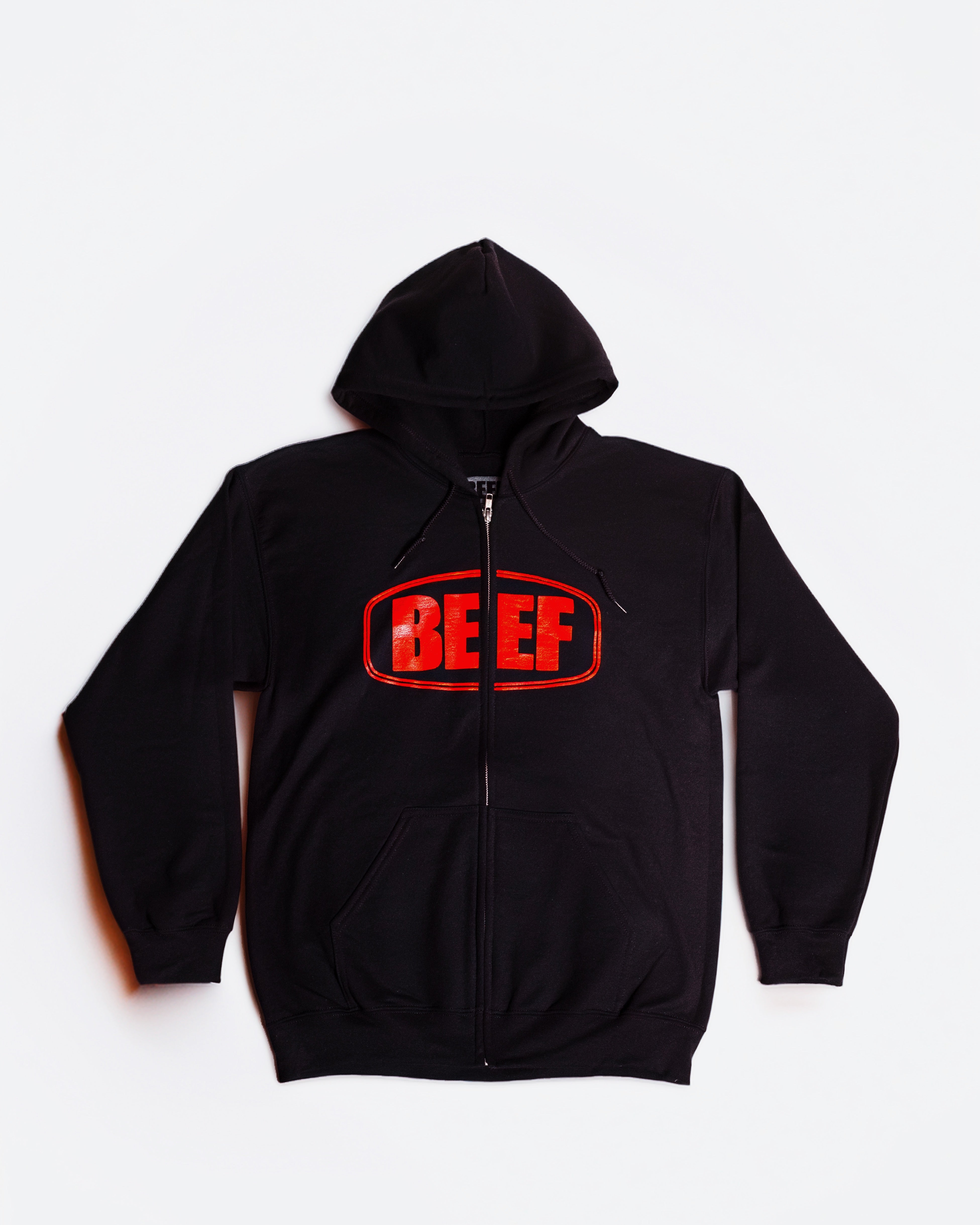BEEF Logo Zip Hoodie – BEEF BUTCHER SHOP