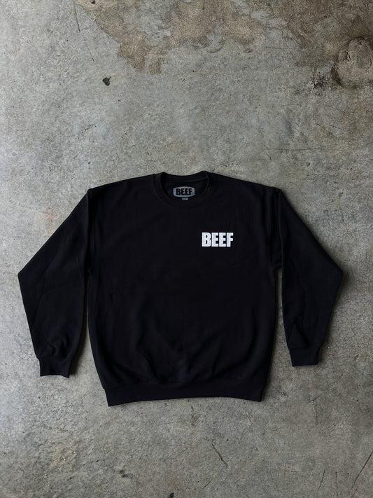 BEEF Logo Crewneck Sweatshirt - FLASH SALE 35% OFF